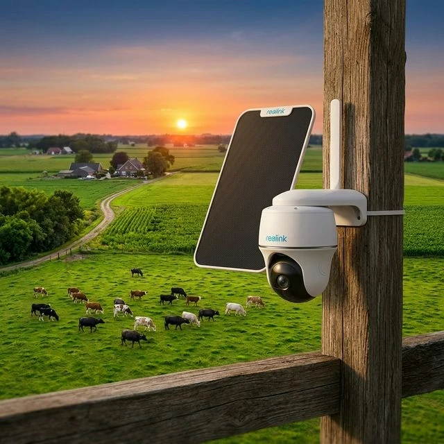 Solar Powered CCTV Camera for Farm and Agriculture Security Pakistan